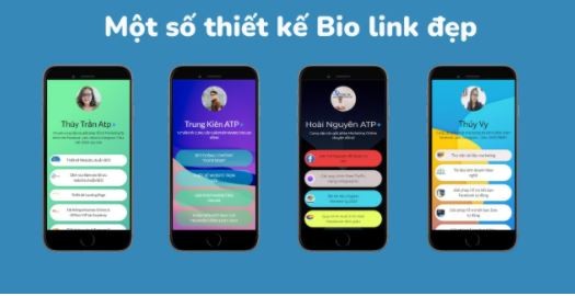 một số mẫu bio link bio page đẹp trên tiktok